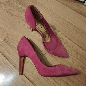 Ted Baker pink suede pumps